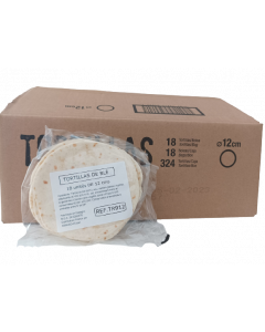 Carton de tortillas blé 12 cm - 324 unités